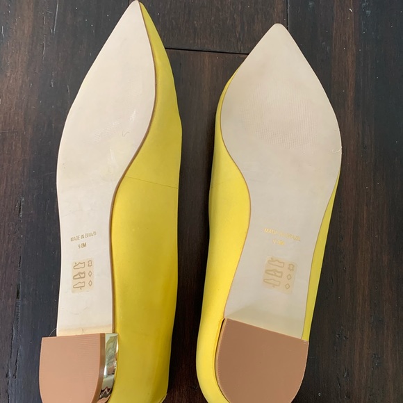 Massimo Matteo yellow pointed shoes - Picture 3 of 4